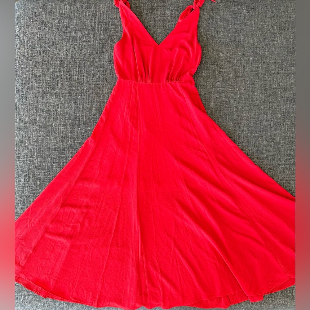 Betsey Johnston Red Midi Dress